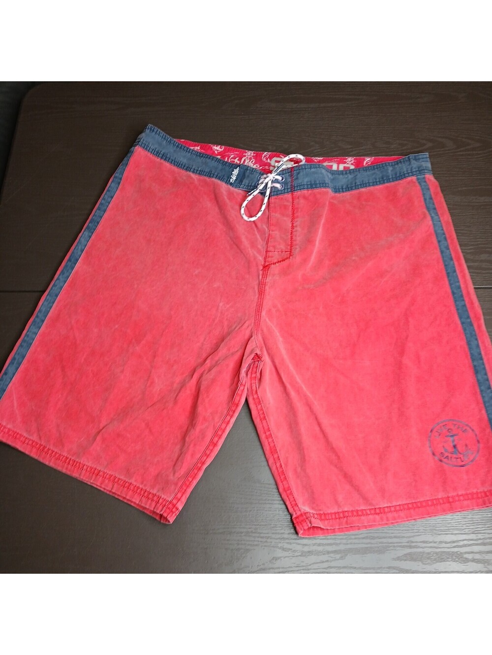 Salt Life Shorts Red Vapor Stretch Fishing SLX-QD Outdoors Pockets Mens Size 38